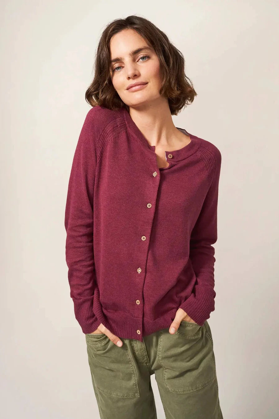 White stuff pink sales cardigan