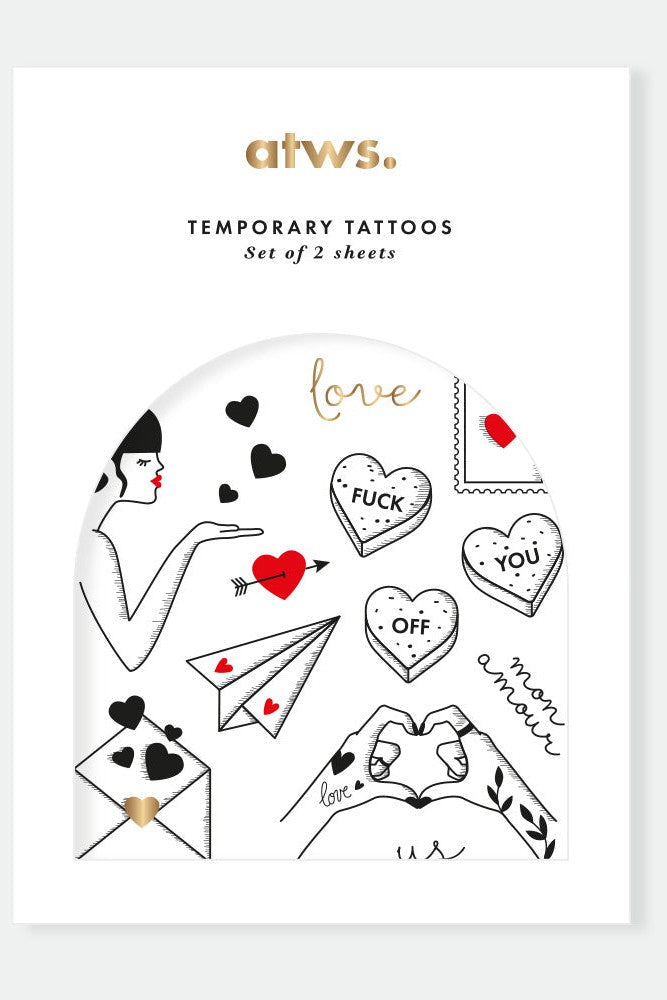 All The Ways To Say Tattoos Love set-Gifts-Ohh! By Gum - Shop Sustainable