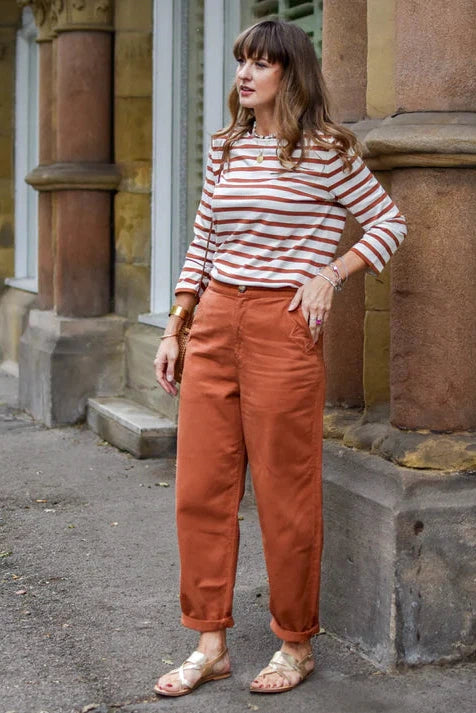 Eleven Loves Kate Cargo Trousers Terracotta-Womens-Ohh! By Gum - Shop Sustainable