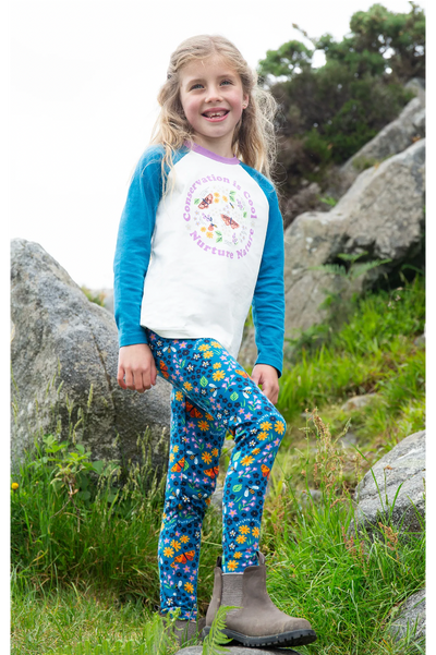 Frugi Nancy Slogan Top in Conservation Is Cool Print-Kids-Ohh! By Gum - Shop Sustainable