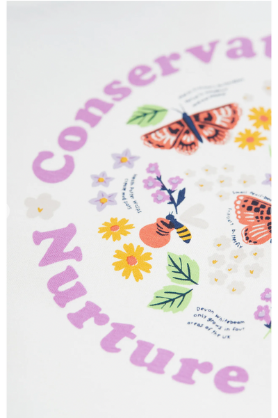 Frugi Nancy Slogan Top in Conservation Is Cool Print-Kids-Ohh! By Gum - Shop Sustainable
