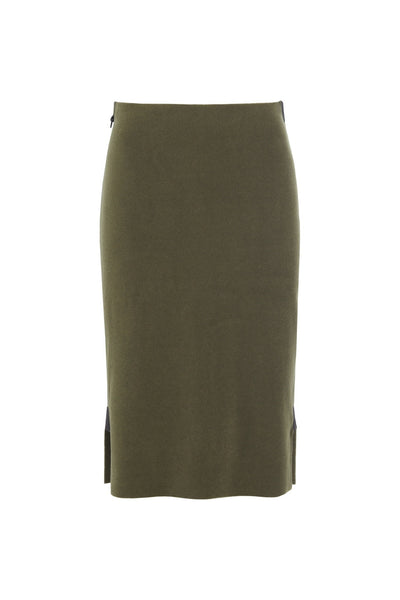 Henriette Steffensen Fleece Skirt in Moss-Womens-Ohh! By Gum - Shop Sustainable
