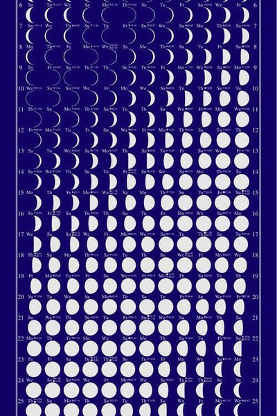 Moon Calendar 2024 (Rolled)-Books-Ohh! By Gum - Shop Sustainable