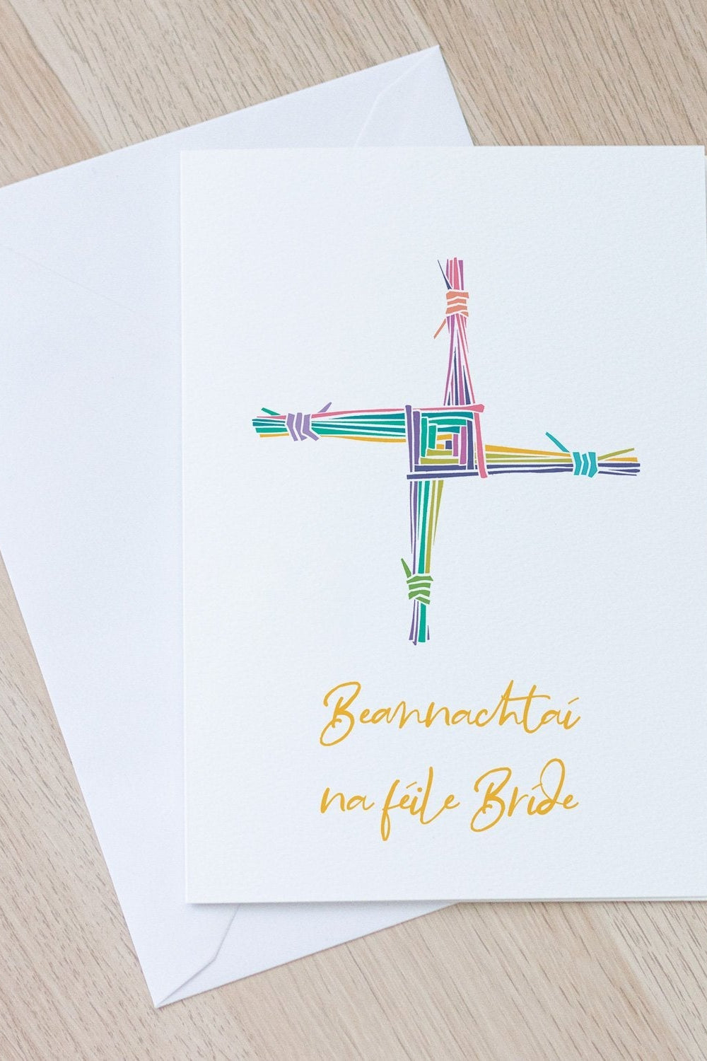 Nine Arrow Beannachtaí na féile Bríde - Happy Brigid's Day Card-Gifts-Ohh! By Gum - Shop Sustainable