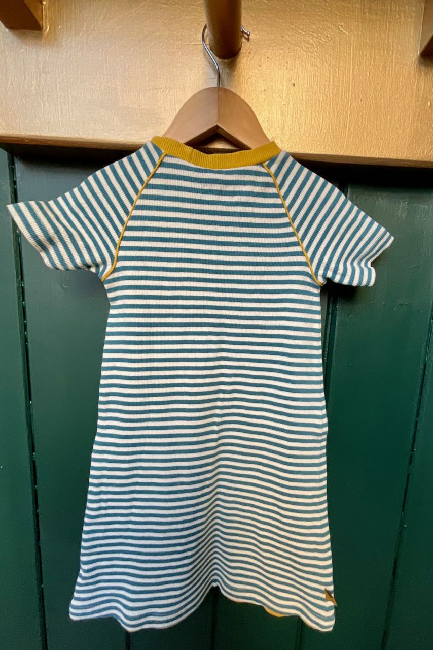 Re-Wear Albakid Striped Dress in size 5 yrs-Re-Wear-Ohh! By Gum - Shop Sustainable