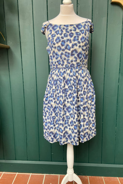 Re-Wear Emily & Fin Blue Print Dress-Re-Wear-Ohh! By Gum - Shop Sustainable
