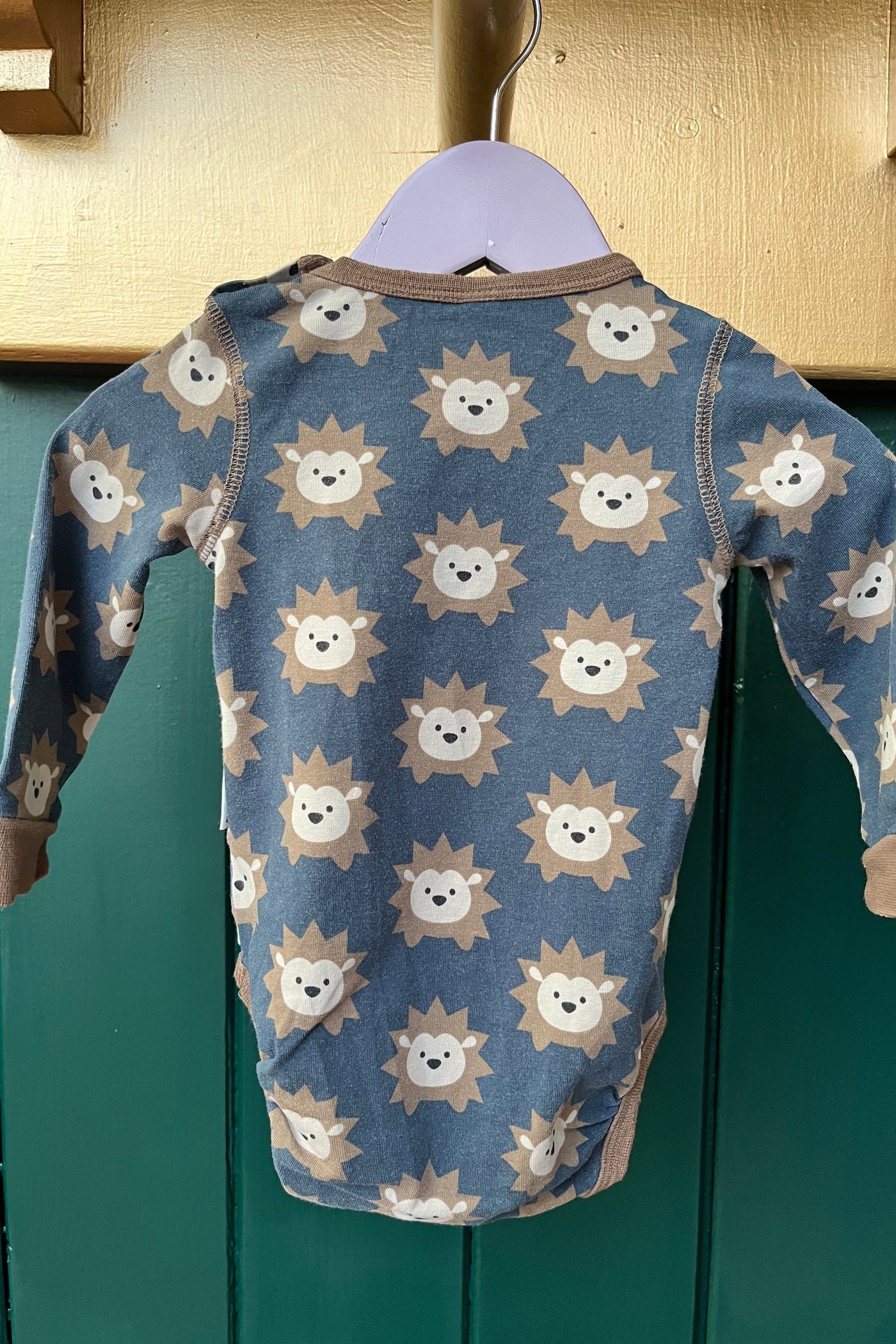 Re-Wear Maxomorra Lion Print Long Sleeved Vest-Re-Wear-Ohh! By Gum - Shop Sustainable