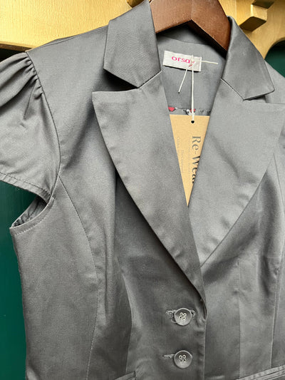 Re-Wear Orsay Grey Short Sleeved Grey Jacket-Re-Wear-Ohh! By Gum - Shop Sustainable