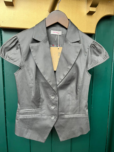 Re-Wear Orsay Grey Short Sleeved Grey Jacket-Re-Wear-Ohh! By Gum - Shop Sustainable