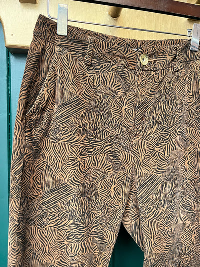 Re-Wear Sisley NeedleCord Trousers with Print-Re-Wear-Ohh! By Gum - Shop Sustainable