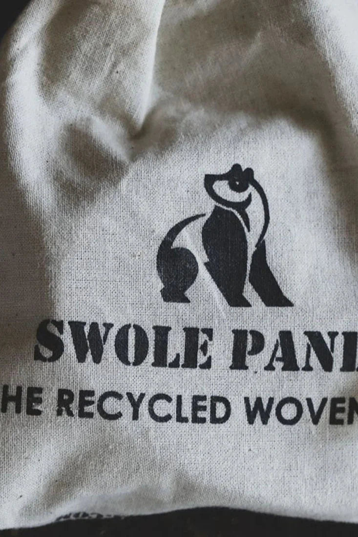 Swole Panda Blue / Burgundy Stripe Woven Belt-Mens-Ohh! By Gum - Shop Sustainable