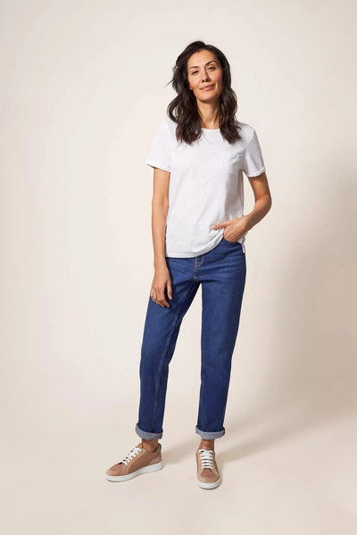 White Stuff Brooke Straight Jeans - Mid Denim-Womens-Ohh! By Gum - Shop Sustainable