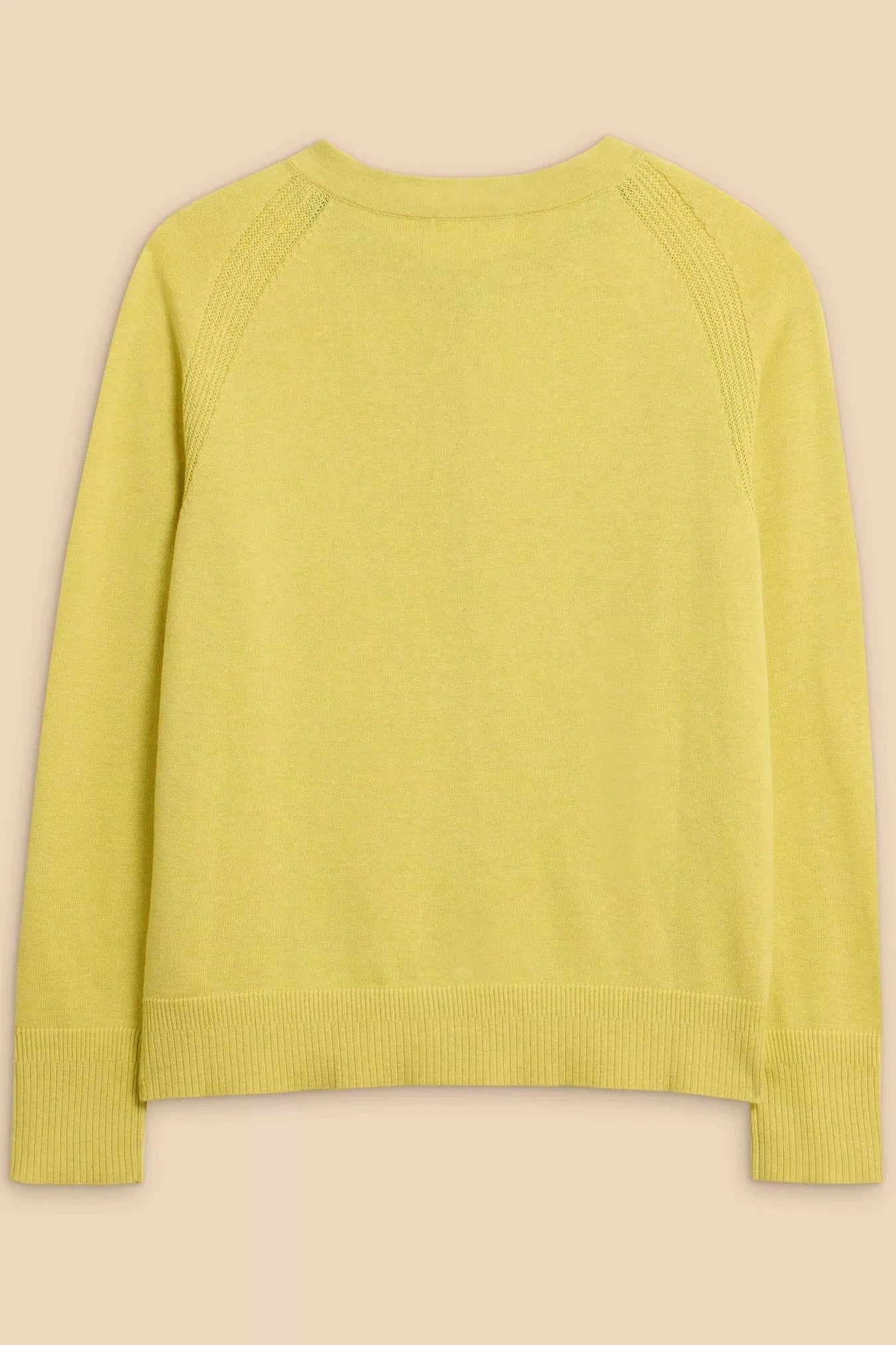 White Stuff Lulu Cardigan - Bright Yellow-Womens-Ohh! By Gum - Shop Sustainable