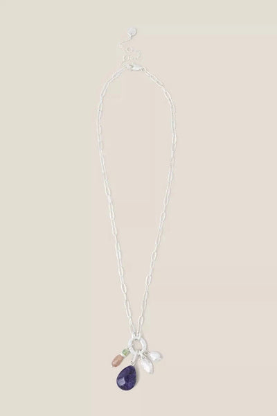 White Stuff Multi Charm Necklace-Womens-Ohh! By Gum - Shop Sustainable