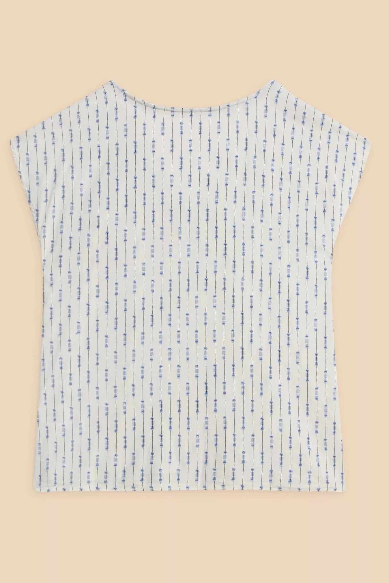 White Stuff Rae Organic Cotton Vest - Ivory Print-Womens-Ohh! By Gum - Shop Sustainable