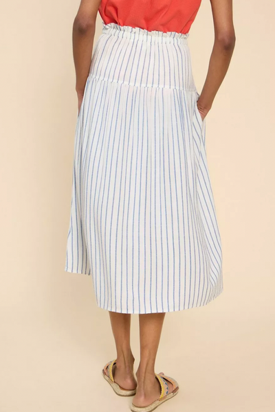 White Stuff Seema Eco Vero Stripe Skirt-Womens-Ohh! By Gum - Shop Sustainable
