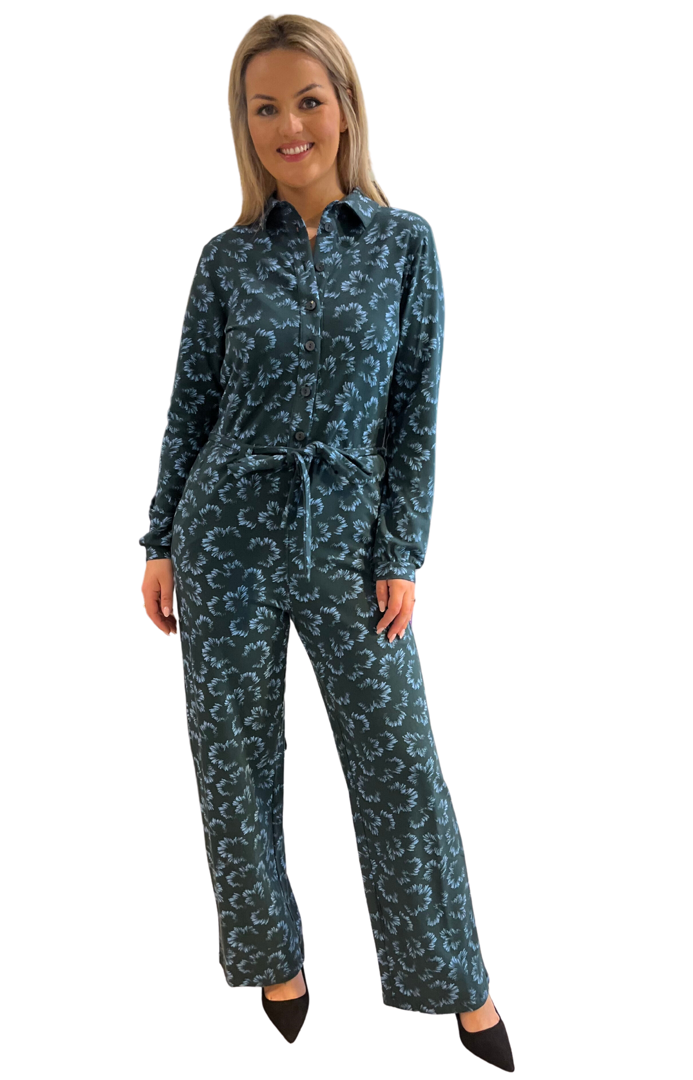 Zilch Jumpsuit in Fireworks Jungle-Womens-Ohh! By Gum - Shop Sustainable