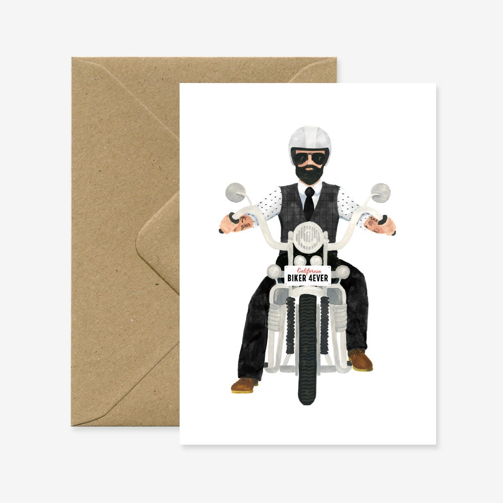 All The Ways To Say Biker Forever Greeting Card-Gifts-Ohh! By Gum - Shop Sustainable