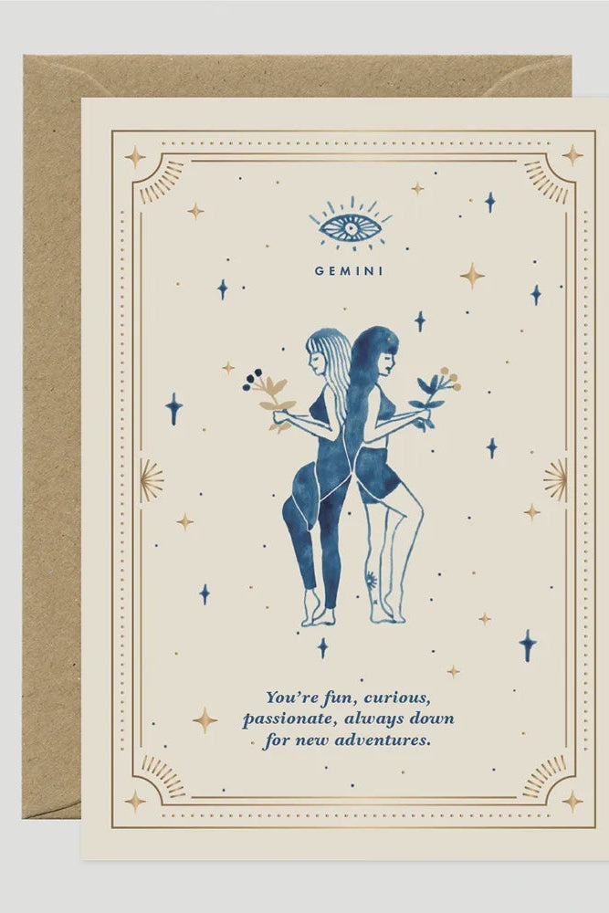 All The Ways To Say Gold Gemini Greeting Cards-Gifts-Ohh! By Gum - Shop Sustainable