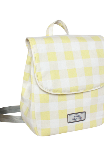 Earth Squared Spring Gingham Backpack-Accessories-Ohh! By Gum - Shop Sustainable