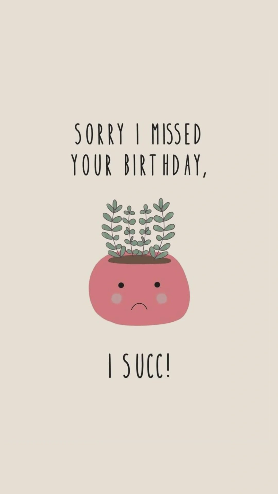 Sassy Jac - I missed your Birthday-stationery-Ohh! By Gum - Shop Sustainable