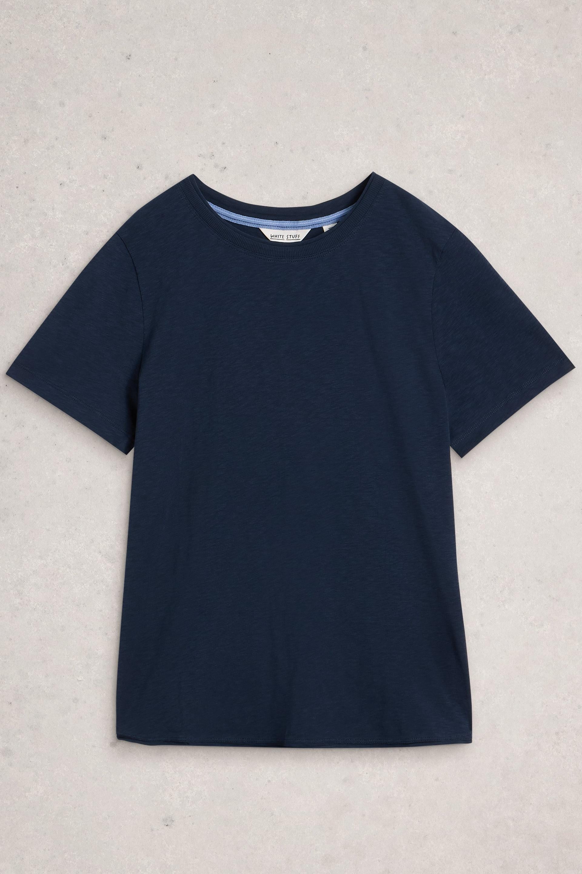White Stuff Clara Short Sleeve Tee Dark Navy