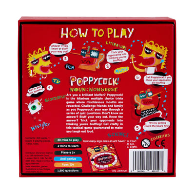 POPPYCOCK (BLUFFING TRIVIA QUIZ)