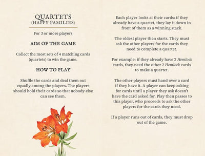 FLOWERS OF THE WORLD: A QUIZ AND  MATCHING GAME (DECK)