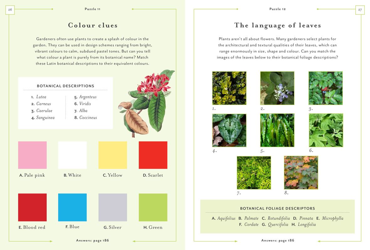 GARDENERS QUIZ AND PUZZLE BOOK (RHS)