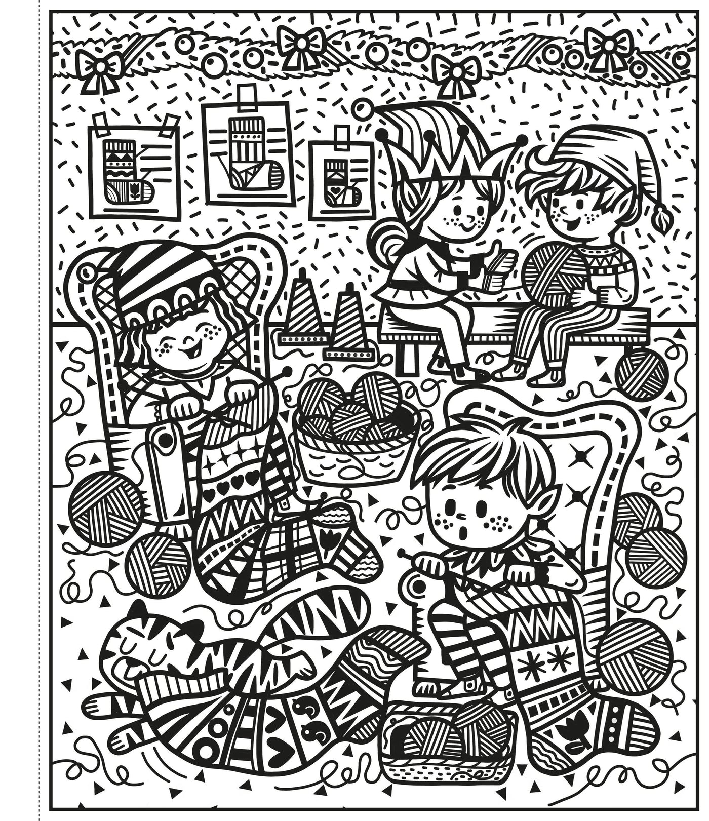 SANTA AND THE ELVES MAGIC PAINTING BOOK  (PB)