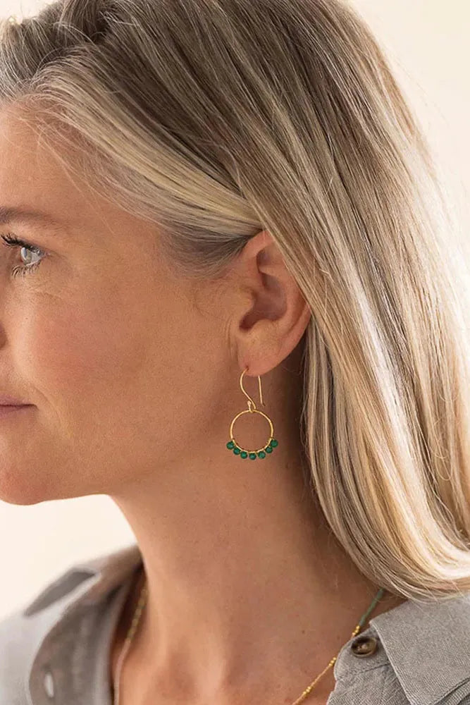 A Beautiful Story Compassion Aventurine Earrings GP