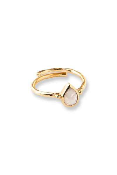 A Beautiful Story Enjoyment Moonstone Ring GP