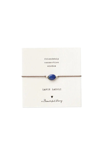 A Beautiful Story Gemstone Card Lapis Lazuli
