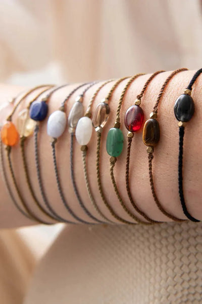 A Beautiful Story Gemstone Card Moonstone Bracelet