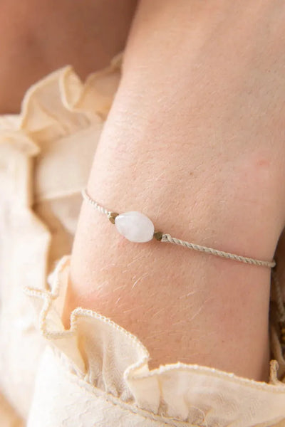 A Beautiful Story Gemstone Card Moonstone Bracelet