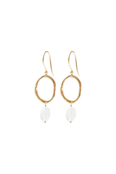 A Beautiful Story Graceful Moonstone GP Earrings