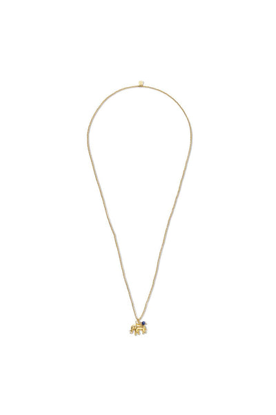 A Beautiful Story Paradise Lapis Lazuli Necklace Gold Coloured