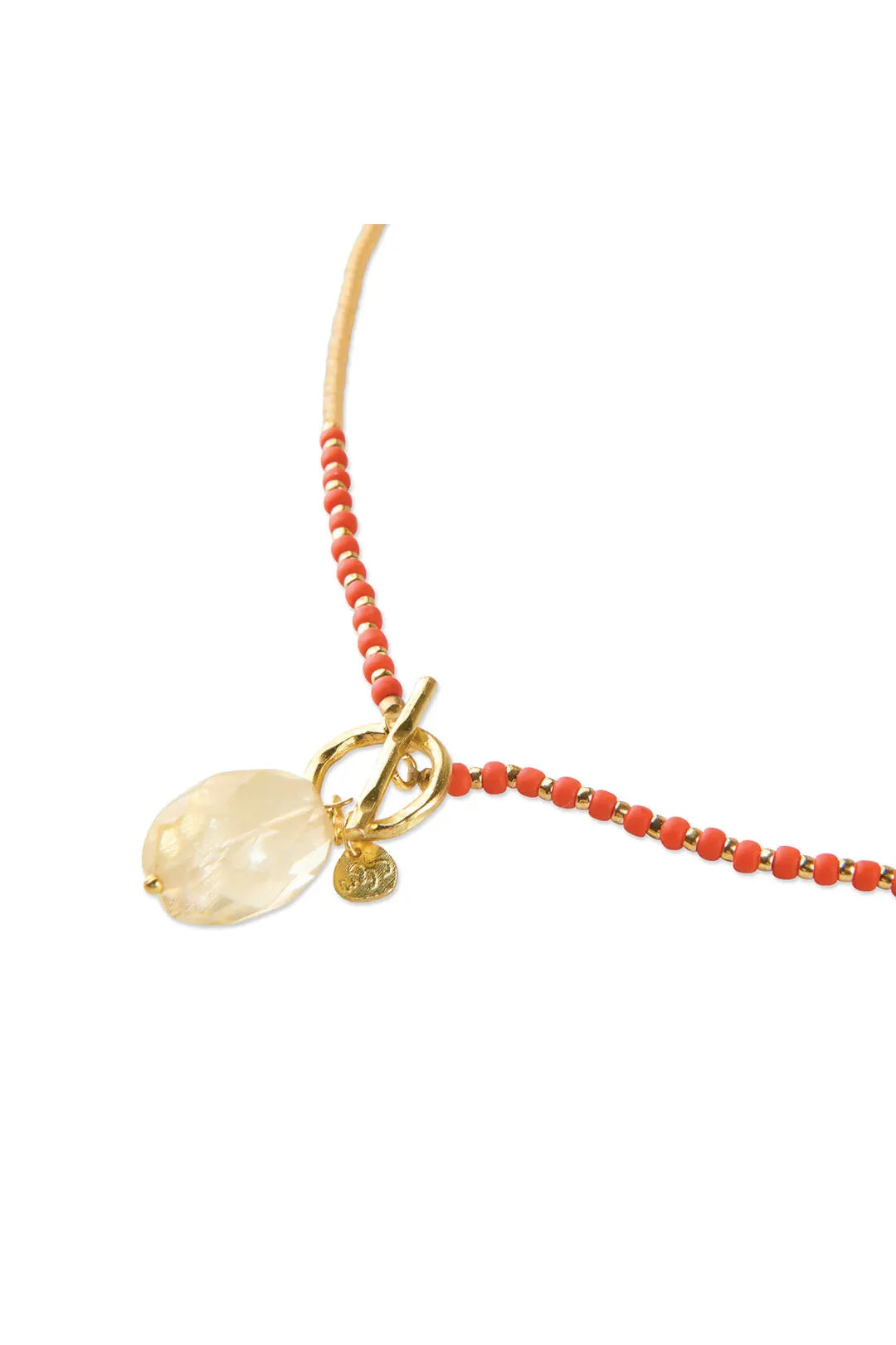 A Beautiful Story Secure Citrine Necklace GC