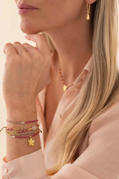 A Beautiful Story Shining Rose Quartz Bracelet GC