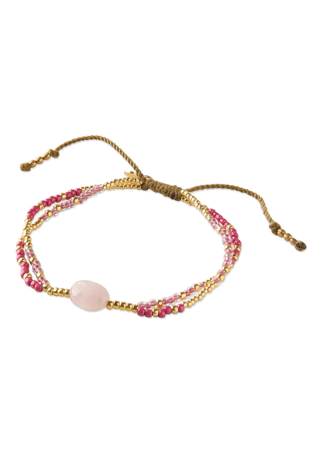 A Beautiful Story Shining Rose Quartz Bracelet GC