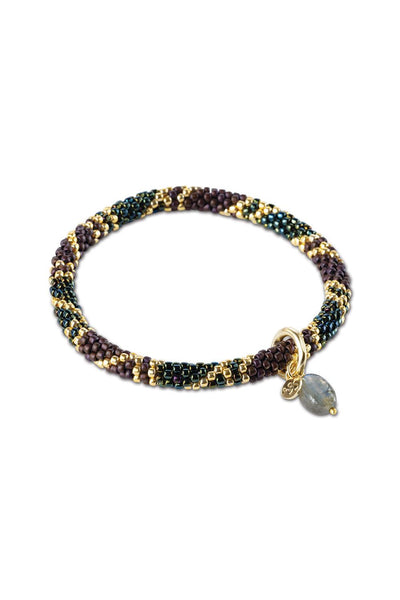 A Beautiful Story Talented Labradorite Bracelet Gold Coloured