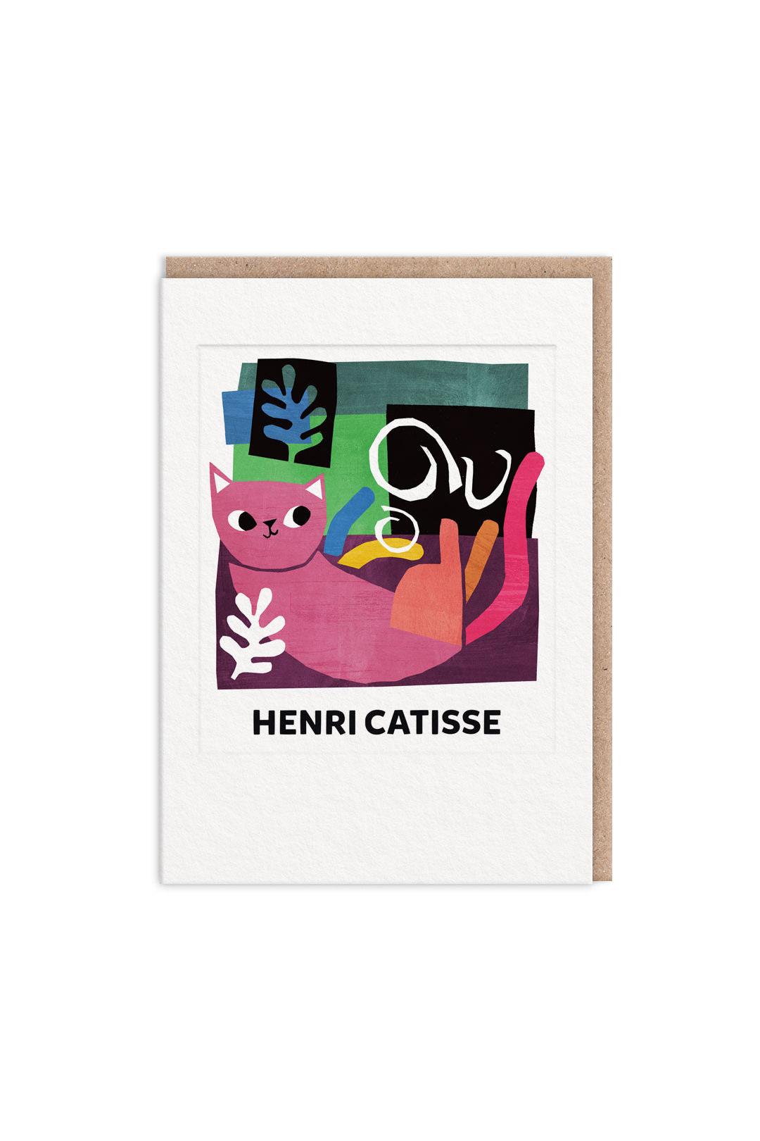 Ohh Deer Henri Catisse Greeting Card (7x5)