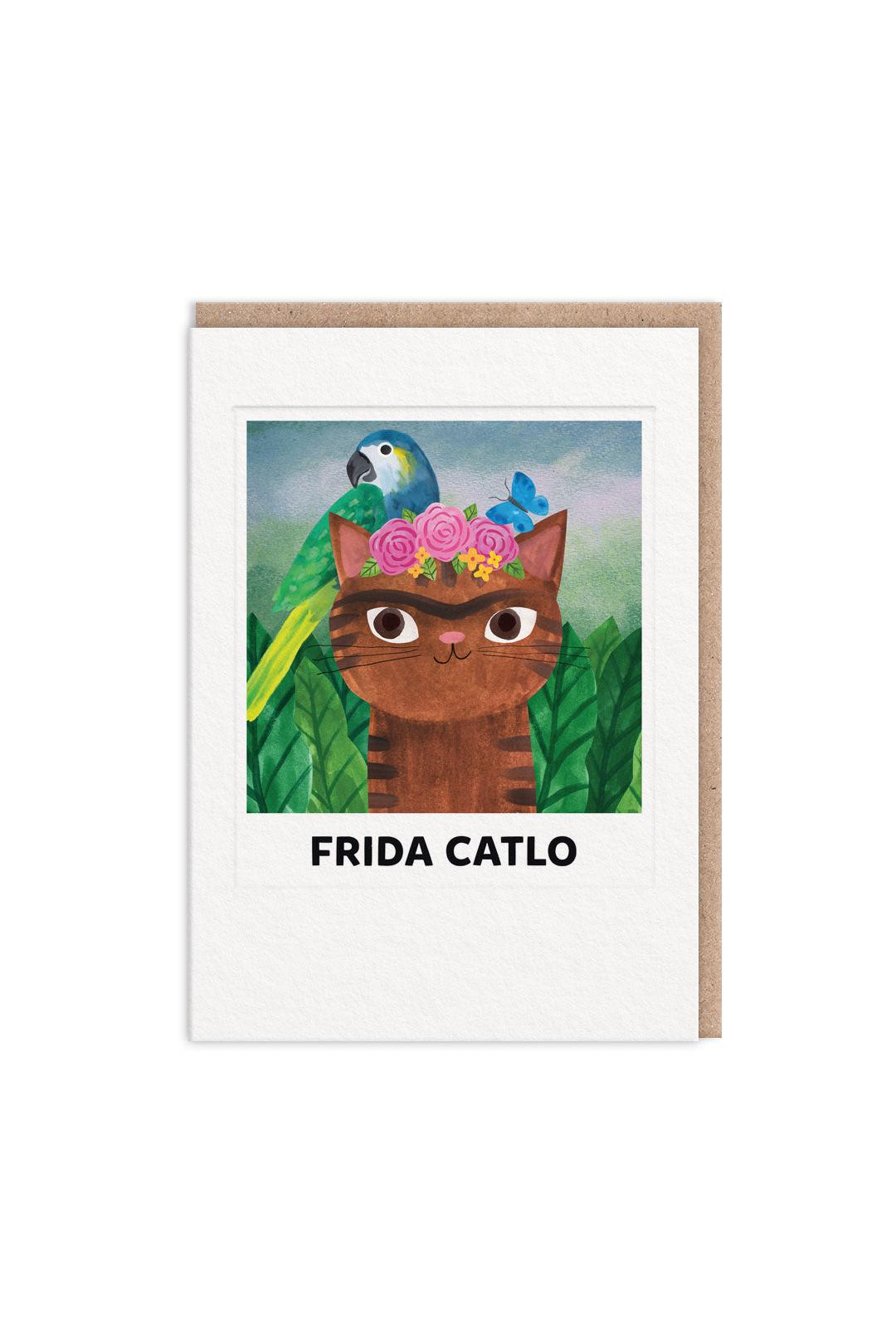 Ohh Deer Frida Catlo Greeting Card (7x5)