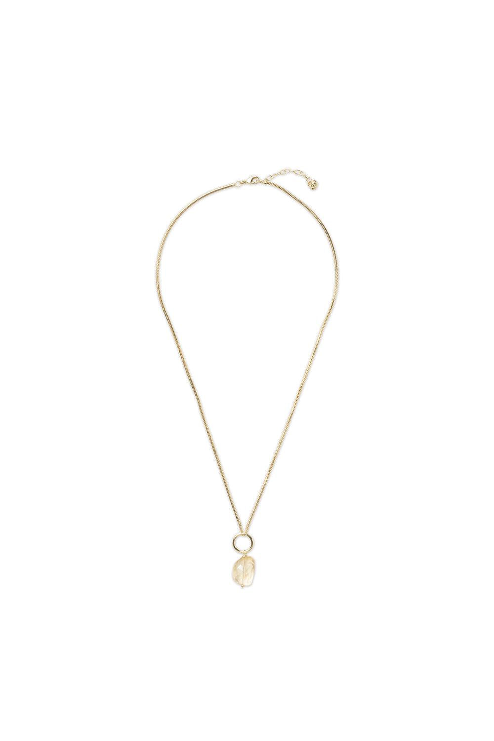 A Beautiful Story Awareness Citrine Necklace