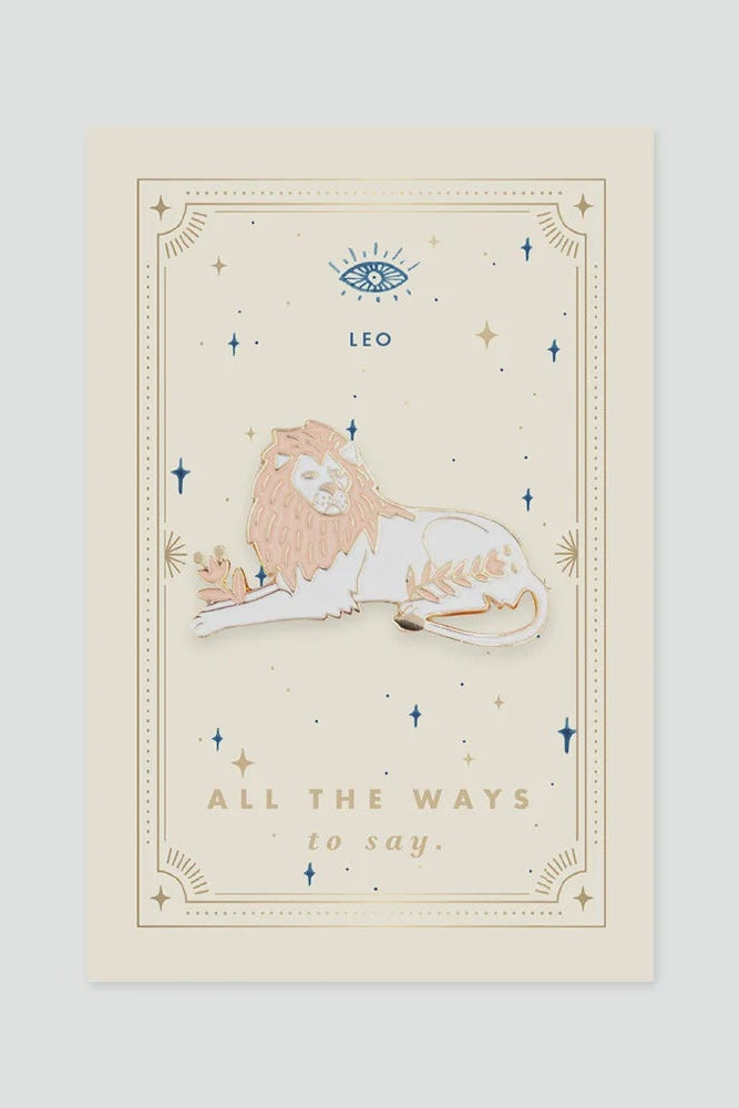 All The Ways To Say Enamel Pins - Leo-Gifts-Ohh! By Gum - Shop Sustainable