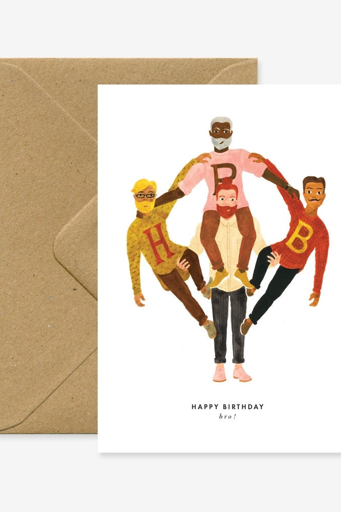 All The Ways To Say Happy Birthday Bro Greeting Card-Gifts-Ohh! By Gum - Shop Sustainable
