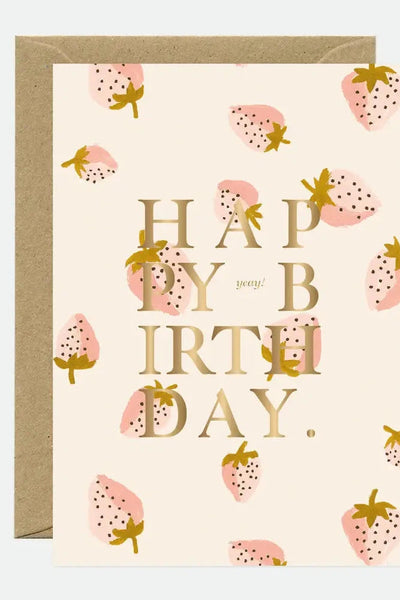 All The Ways To Say Strawberries Bday Greeting Card-Gifts-Ohh! By Gum - Shop Sustainable