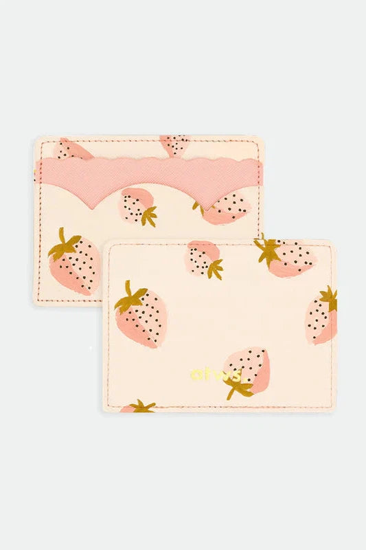 All The Ways To Say Strawberries Card Holder-Womens-Ohh! By Gum - Shop Sustainable