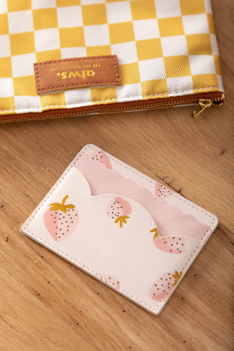 All The Ways To Say Strawberries Card Holder-Womens-Ohh! By Gum - Shop Sustainable