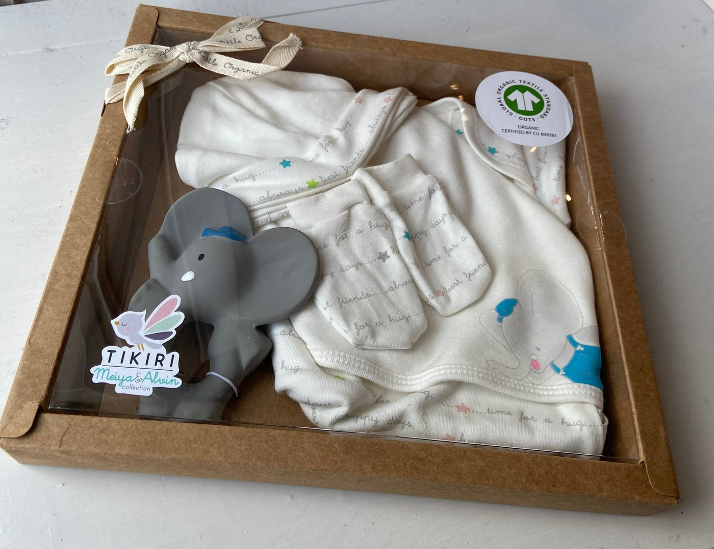 Alvin the Elephant New Born Baby Gift Set-Kids-Ohh! By Gum - Shop Sustainable